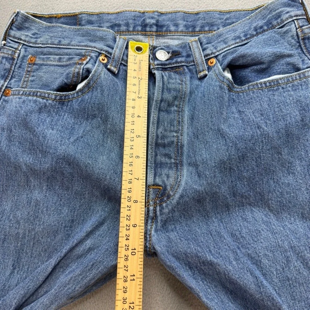 Levis 501 Original Fit Jeans Straight Leg Mens 32x30 (FIT 31x29) Blue Denim Work